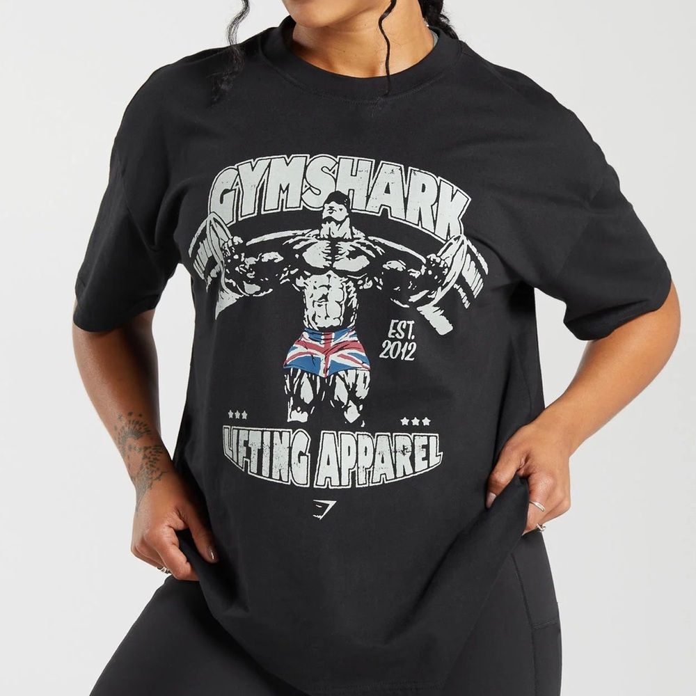 Gymshark Black Lifting Apparel Tee